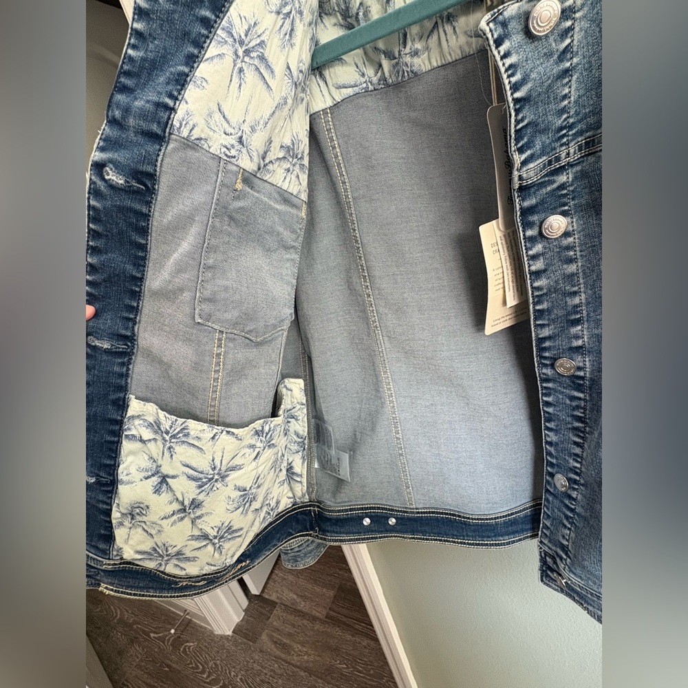 NWT Tommy Bahama Jean Jacket - Picture 3 of 5
